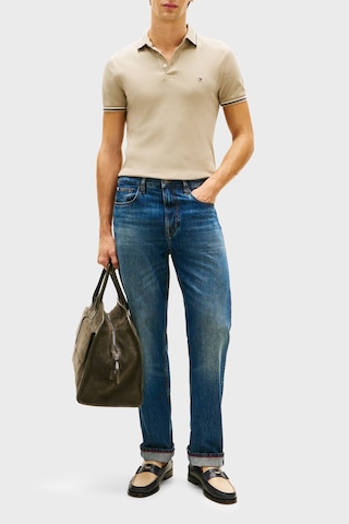 Tommy Hilfiger Erkek Polo Yaka T Shirt Mw0mw39993 Rbt Kum Kum
