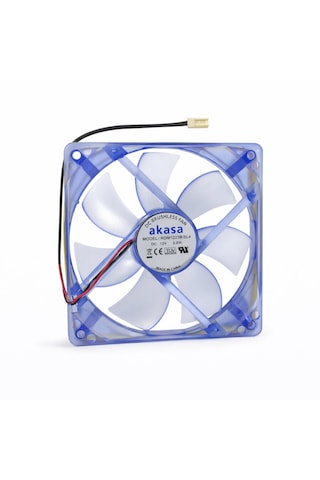 Akasa 120x120x25mm 12 Volt 0.23 Amper 2 Pin Işıklı Dc Fan