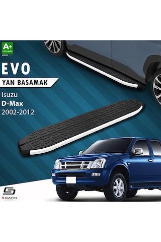 S-dizayn Isuzu D-max Evo Aluminyum Yan Basamak 203 Cm 2002-2012