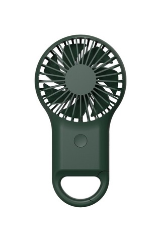 Mini Saplı Fan Akülü Karabina Usb Mini Fan Yeşil Nmx870 Yeşil