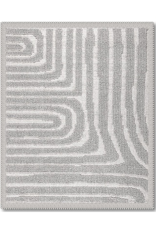 Gela Doğal Pamuklu 2'li Banyo Paspas & Halı Seti 60x100 50x60 Taş Taş