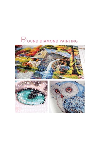 Siyah Beyaz Güçlü Tüy Kanatları 5d Diy Elmas Boyama Mozaik Resim Melek Duvar Dekor 40x50cm