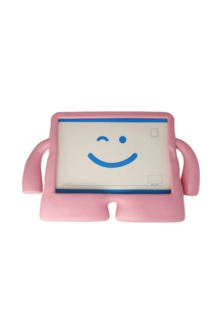 Galaxy Uyumlu Tab A9 Kılıf Karakter Tablet Silikon - Açık Pembe