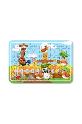 Lipyos Sevimli Hayvanlar, Çiftlik Hayvanları, Çiftçi Çocuk Ve Denizaltı Ahşap Puzzle Seti