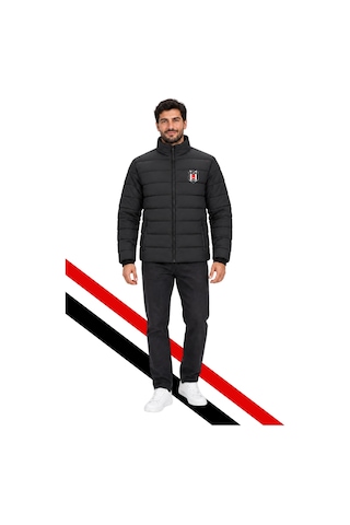 Beşiktaş Lisanslı Siyah Mont