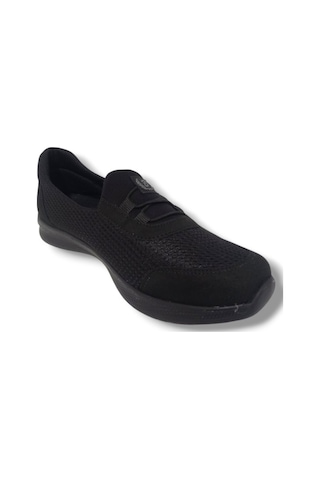 Black Sea 575-25 Anorak Slip On Anatomik Kadın Sneaker Siyah