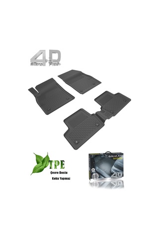 Sahler Cıtroen Berlingo 2008-2018 Siyah Renk 4.5D Araca Özel Pasp