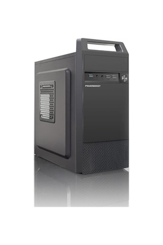 Powerboost Vk-v02m 350w Kulplu Usb 3.0 Micro Atx Siyah Kasa