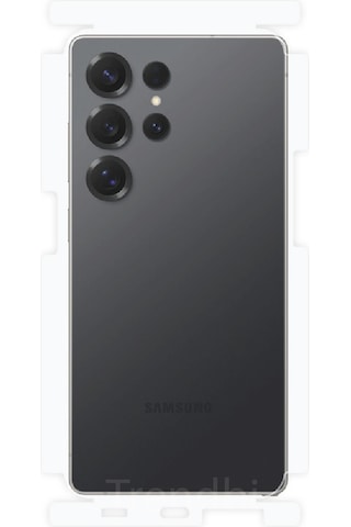 Samsung Galaxy Uyumlu S25 Ultra Parlak Arka Ve Yan Koruyucu Kaplama Poliüretan Film