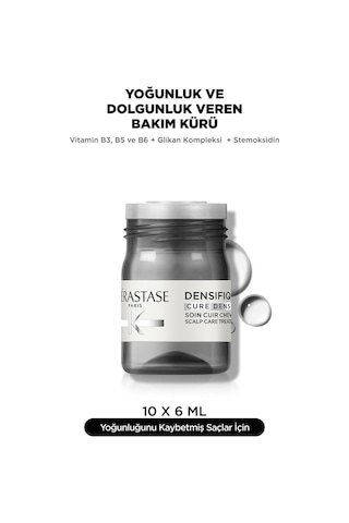 Kerastase Densifique Saç Yoğunluğu Artıran Saç Derisi Bakım Kürü 10 6m