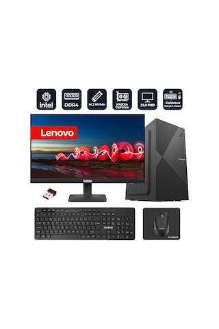 Xaser Officepro L27 Intel Core İ5-14400f 16gb Ram 512gb M.2 Nvme Ssd 2gb Gt610 23.8" Lenovo Monitörlü Masaüstü Ofis Bilgisayarı Diğer