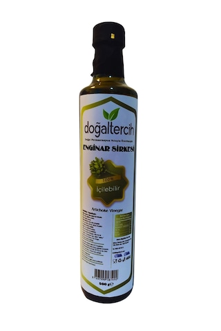 Doğaltercih İçilebilir Doğal Fermantasyon Enginar Sirkesi 500 Ml