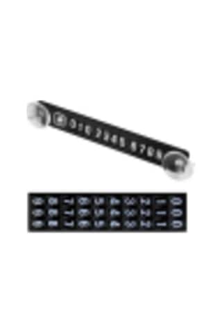 2 Adet Araç Park Telefon Numaratör Oto Parkmatik Mıknatıslı Vantuzlu