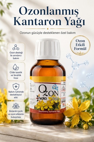Ozonlanmış Kantaron Yağı 50 Ml Harici Kullanım İçin Aromatik Bakım Yağı - 890513465