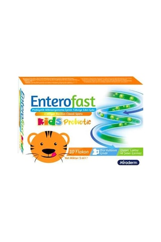 Enterofast Kids Probiyotik 5 ML x 10 Flakon Enterofast Kids Probiyotik 5 ML x 10 Flakon