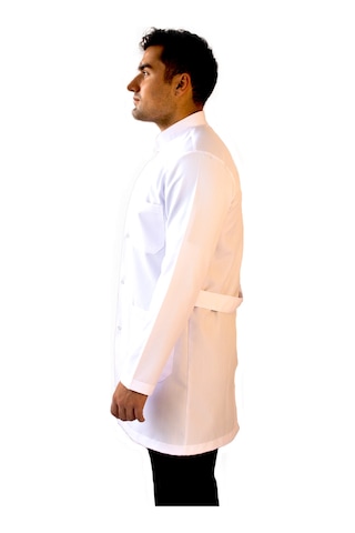 Vayteks Hakim Yaka Orta Boy Beyaz Erkek Doktor Öğretmen Laboratuvar ÖnlüğÜ Beyaz