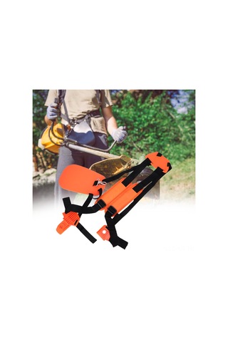 Xiyyadms Nylon Çift Omuzlu Bahçe Aleti Askısı - Ayarlanabilir, Ağır Gereçler İçin Konforlu, Yeşil Alan Bakımı Turuncu