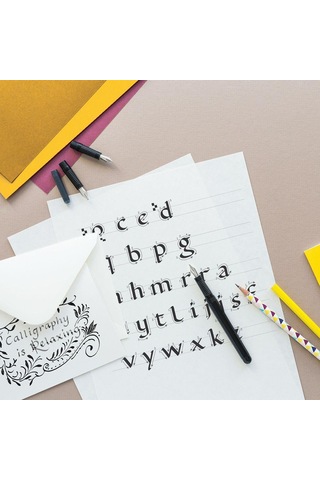 Manuscript Beginner Kaligrafi Kalemi Seti 3'lü Karton Kutu