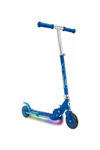 Mavi 2 Tekerlekli Işıklı Scooter Açık Füme - Füme - Kahverengi