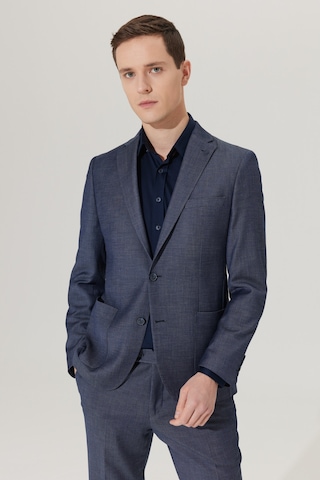 Altınyıldız Classıcs Erkek Lacı Slim Fit Dar Kesim Mono Yaka Armürlü Takım Elbise