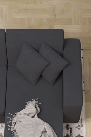 Modalife Toronto Salon & Oturma Odası Köşe Takımı Antrasit