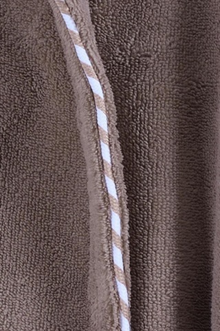 Varol Biyeli Kapşonlu Bambu Bornoz Kahve/3xl Kahve