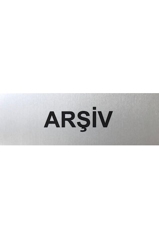 Arşiv Tabelası Kapı Ve Duvar Yönlendirme Levhası 15 Cm X 5 Cm