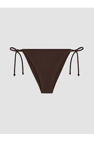 Lcw Dream Kahverengi Yanlardan Bağlamalı Kadın Bikini Alt