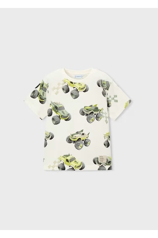 Mayoral Erkek Çocuk T-shirt 3068 Ekru