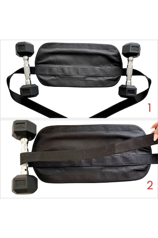 Rebuwo Hip Thrust Kemeri, Hip Thrust İçin Kalça İtme Kemeri Siyah