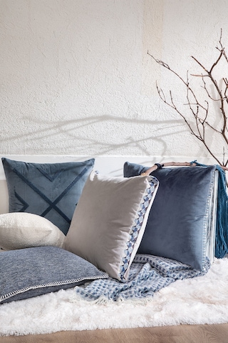 Yataş Bedding Serenity Dekoratif Kırlent Kılıfı - İndigo