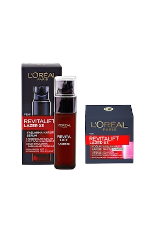 L'Oreal Paris Revitalift Lazer X3 Serum ve Gündüz Krem Seti