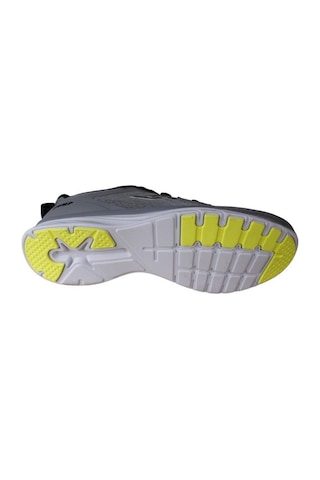 Jump Erkek Gri Siyah Fileli Memory İç Taban Sneaker Spor Ayakkabı Gri