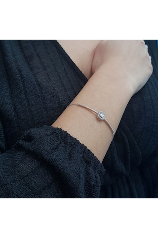 Lova 0,40 Karat Baget Pırlanta Sırataş Bileklik - 4030005