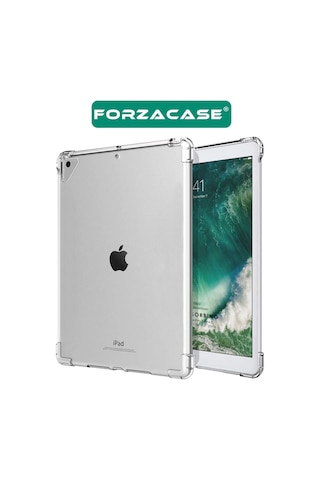 Forzacase Apple Uyumlu iPad 9.7 İnch 6.nesil 2018 İle Anti Shock Silikon Kılıf Şeffaf - Fc014 Silikon