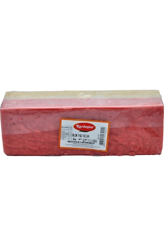 Kardeşler Kırmızı Yaz Helvası Blok 3 KG