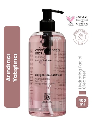 Cosmogenesis Labs Kuru Ve Hassas Ciltlere Yüz Temizleme Jeli 400 ML