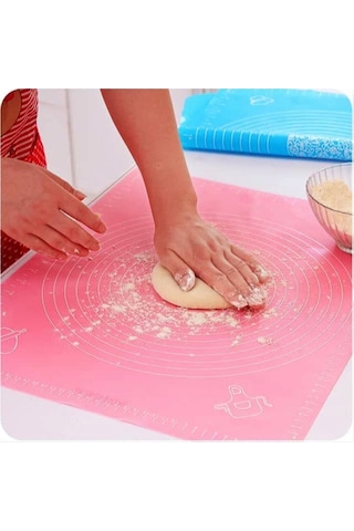 Silikon Hamur Açma Matı Ölçekli 40X50 Cm.