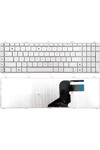 Asus N55, N55e, N55s Serisi Notebook Klavyesi Gümüş Gri Tr