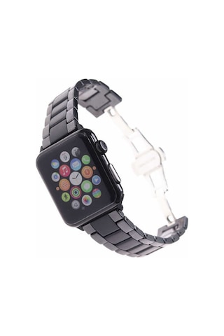Watch 40mm Mat Seramik Metal Mkst Kordon-parlak Siyah
