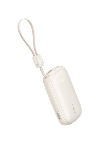 Baseus Enerfill Fc21 Qpow3 Ultra Dijital Göstergeli Powerbank 20.000 Mah 22.5w - Titanyum Bej