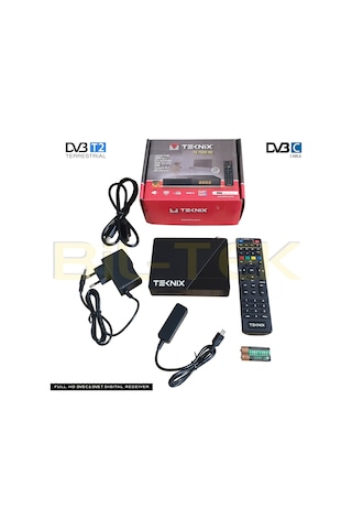 Teknoline Tq 7000 Hd Dvb T & Dvb C Hd Karasal Ve Kablo Tv Alıcısı