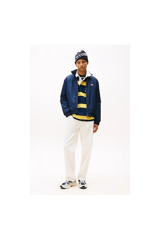 Tommy Hilfiger Erkek Dik Yaka Dolgulu Mont - Lacivert Dark Night Navy