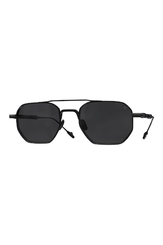 Philippe V N26 Mat Siyah Titanyum Unisex Güneş Gözlüğü Siyah