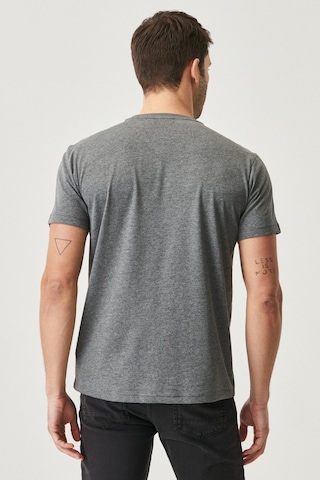 Ac&Co / Altınyıldız Classics 554388800 Slim Fit Bisiklet Yaka Düz Erkek Tişört 2'li Gri