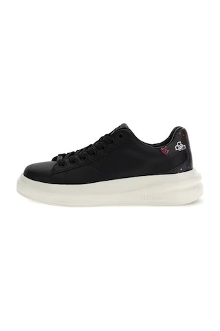 Guess Elbina Kadın Deri Sneaker Ayakkabı Flpe11lea12 Siyah