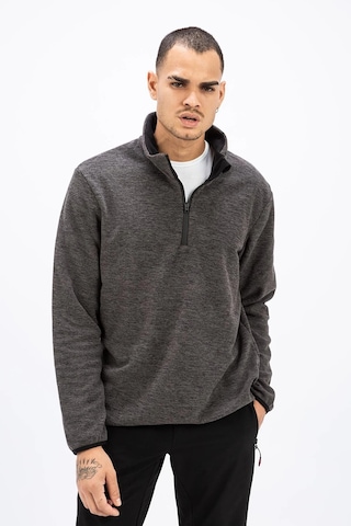 Exuma 2112125-065 Melanj Half Zip Polar M Erkek Polar Siyah