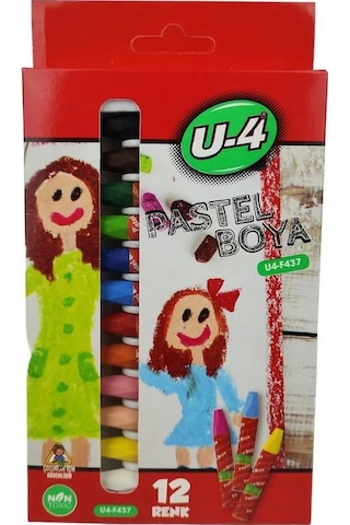 3b Trend U-4 12'li Pastel Boya Karışık