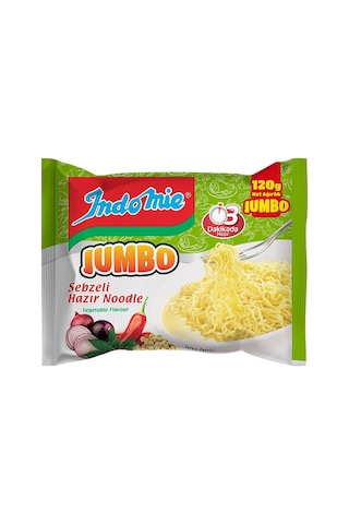 Indomie Noodle Jumbo 120 Gr Sebzeli X 12 Adet
