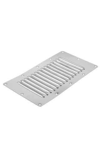 2 Adet Havalandırma Kapağı. 14'lü Model 125x230mm. Paslanmaz Krom